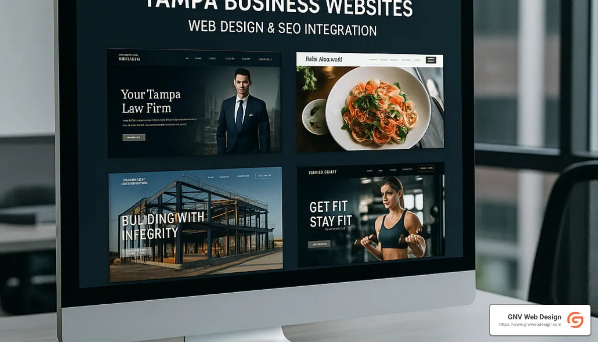 gnv web design portfolio showcasing tampa business websites - SEO consulting Tampa