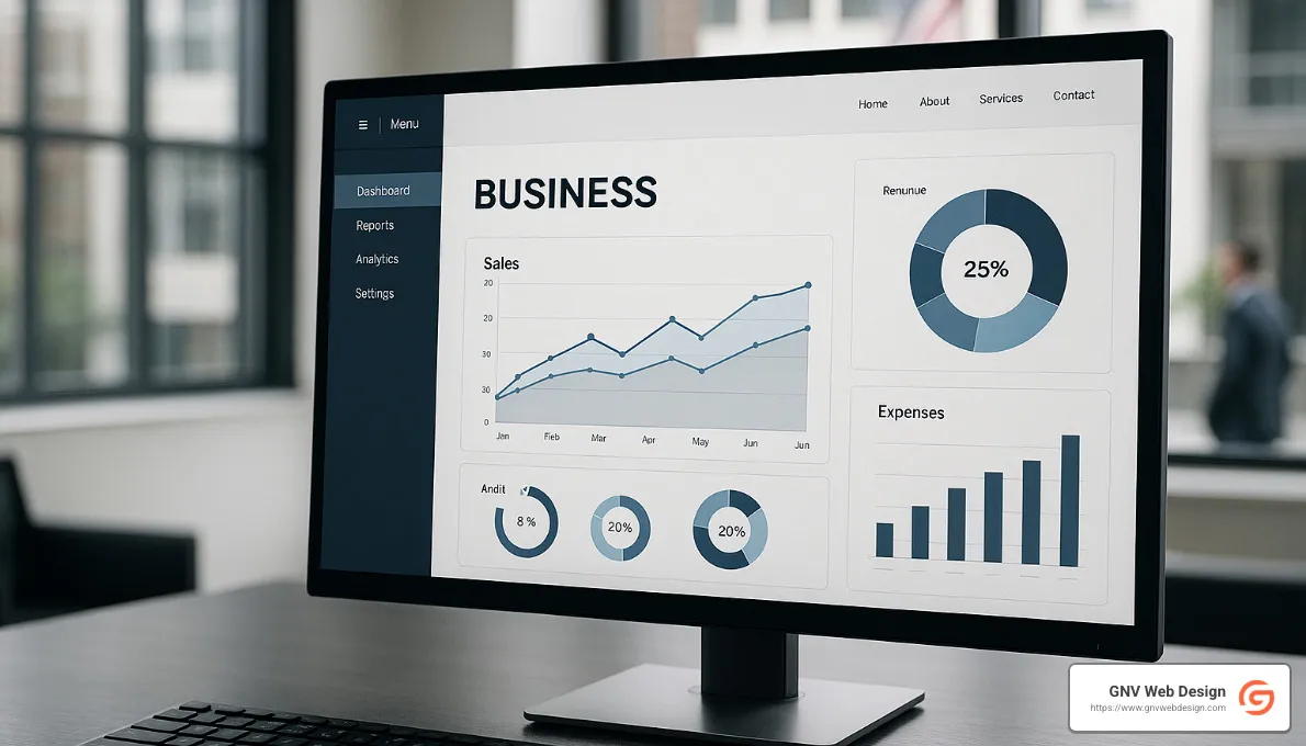 Successful business website - business website design