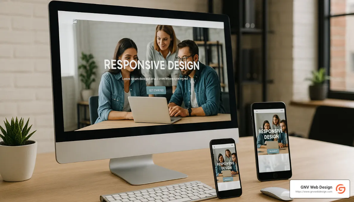 Responsive website on multiple devices - custom WordPress design