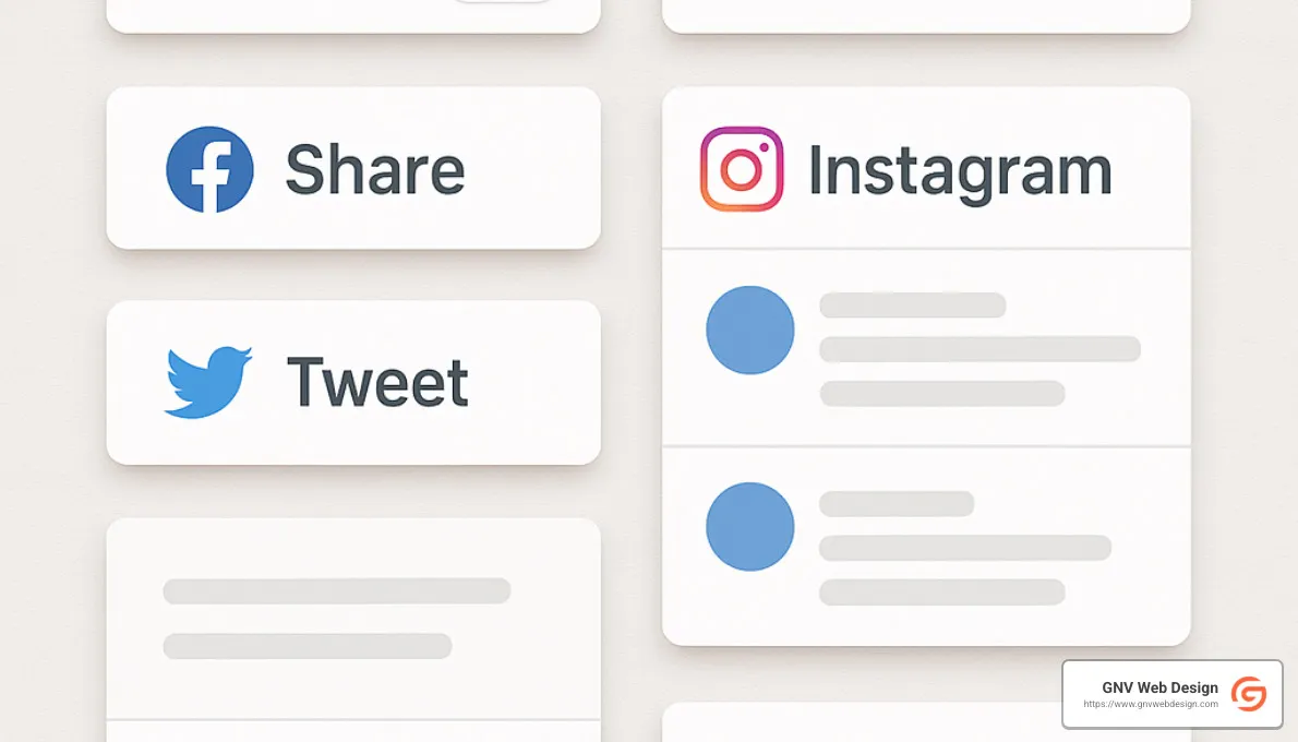 Social media widgets - Website social media integration