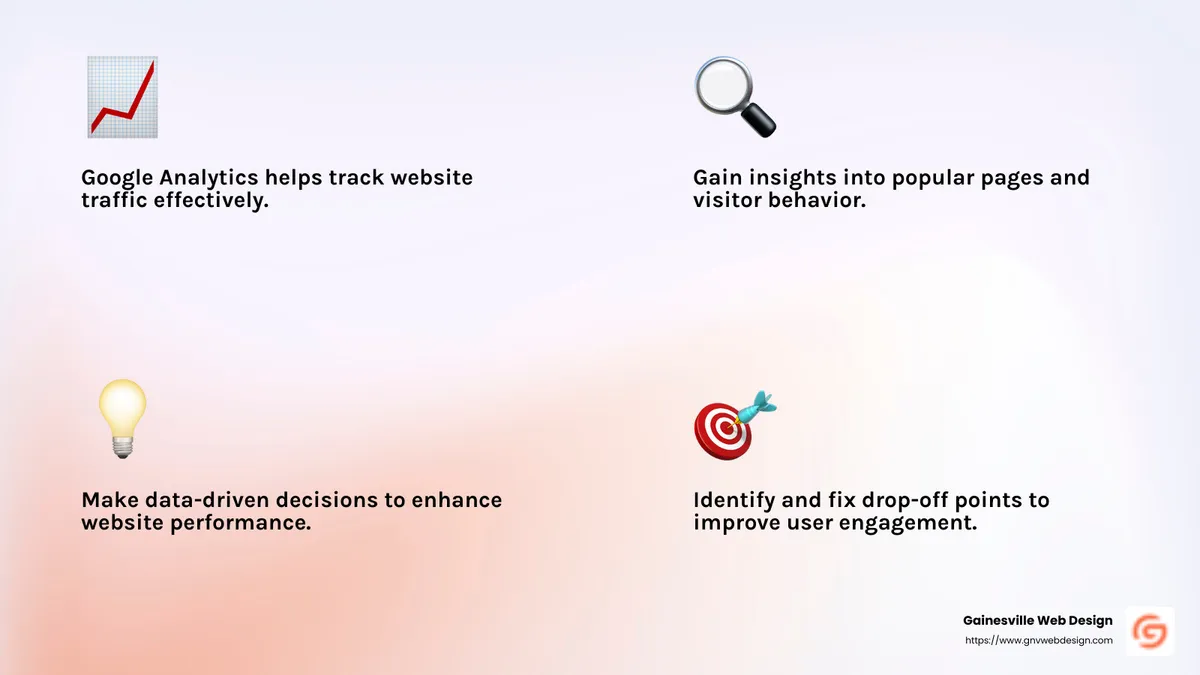 Website Traffic Insights - how to integrate google analytics infographic 4_facts_emoji_light-gradient