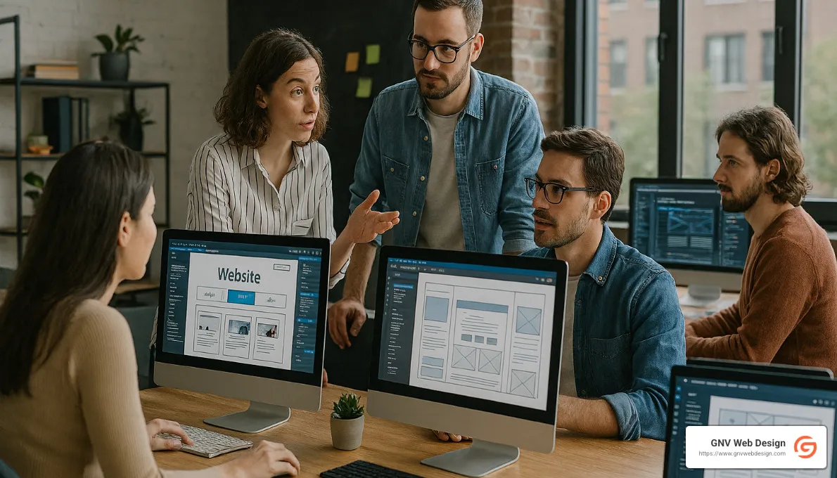 web design process in action - ocala florida web design