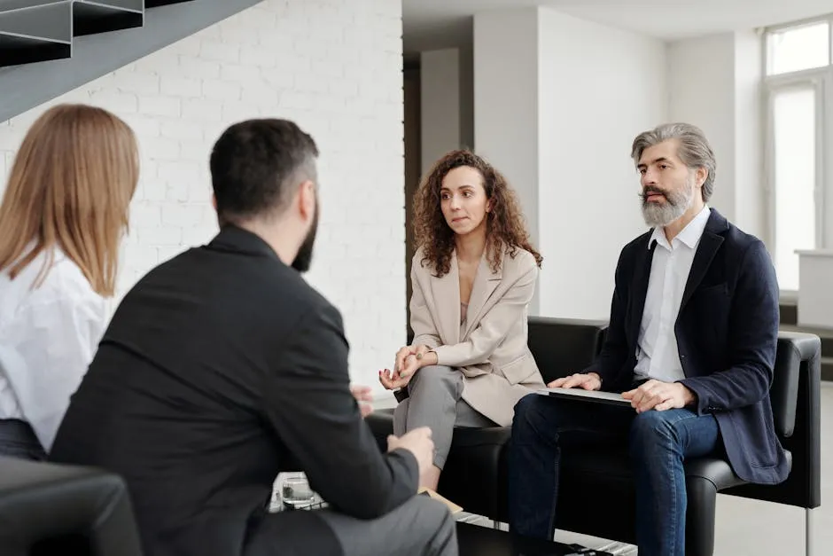 311 Media team meeting with clients - Web design company Gainesville