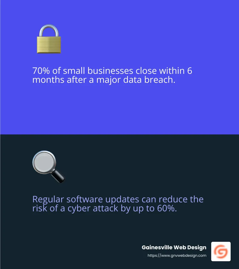 Data Security is a necessity for all businesses - web development company in florida infographic 2_facts_emoji_blue