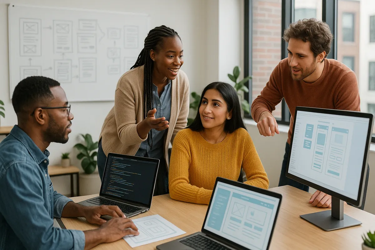 GNV Web Design team of developers and designers - custom web app development consultancy