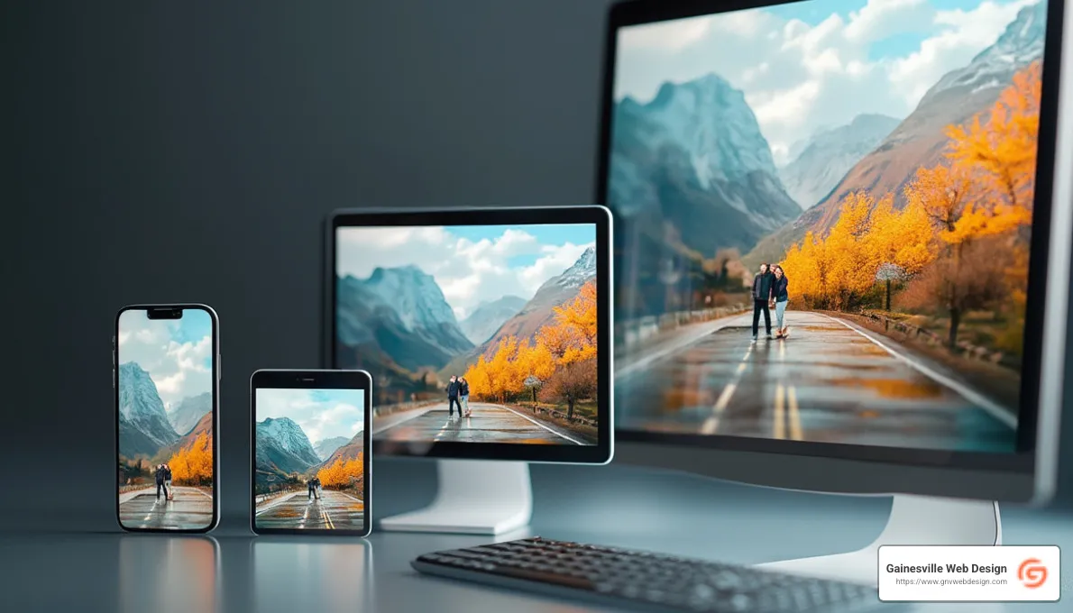Fluid images adjust automatically - responsive website design services
